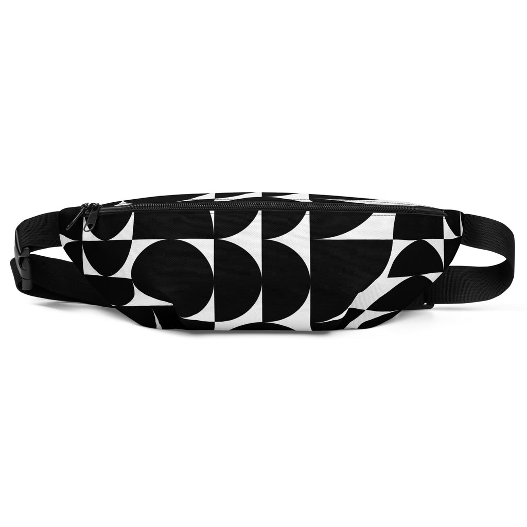 *Black & White Bounce* Design Waist/Crossover Body Bag