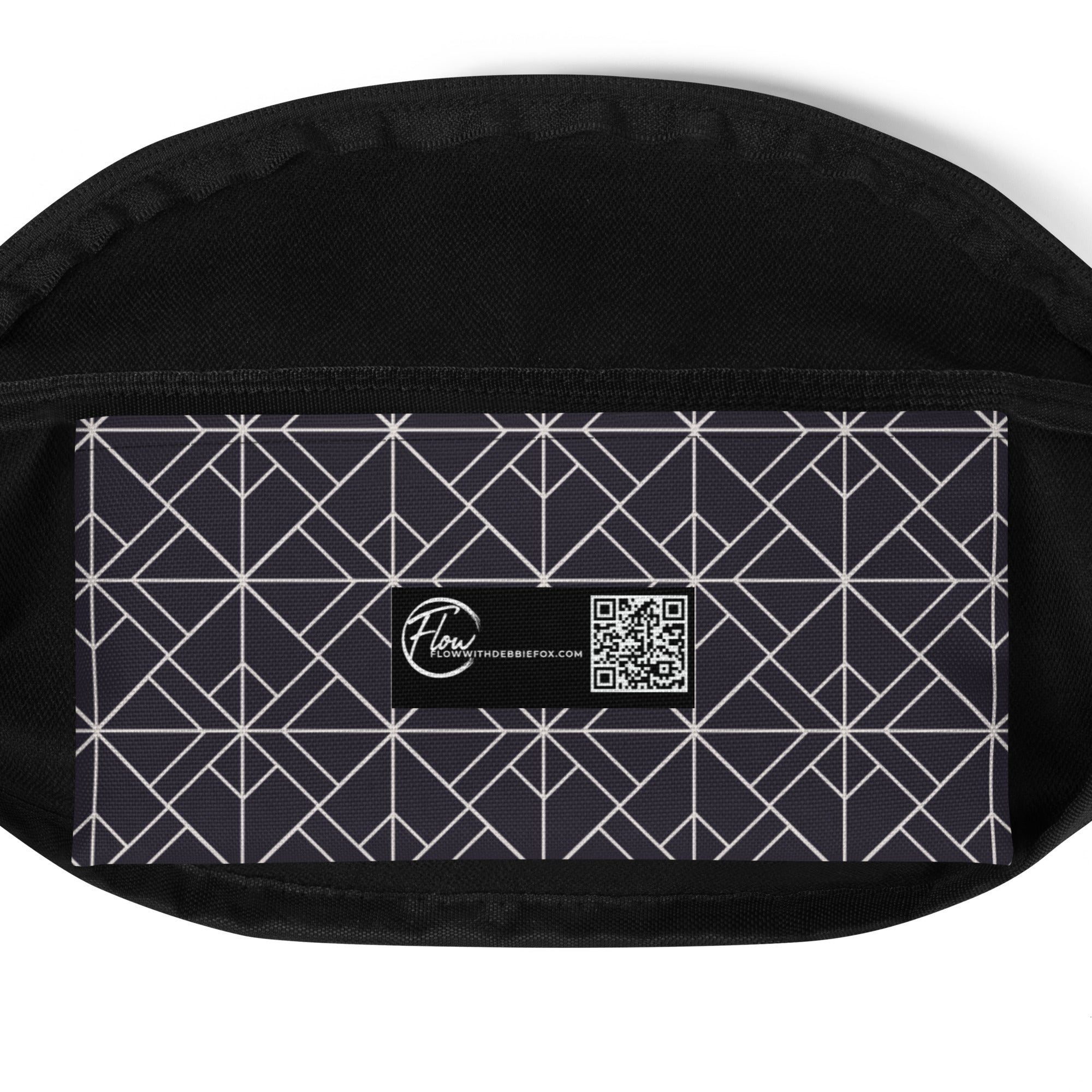 *Black & White Geo* Design Waist/Crossover Body Bag