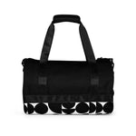 *Black & White Bounce* Design All-over Print Gym Bag