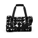 *Black & White Bounce* Design All-over Print Gym Bag