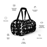 *Black & White Bounce* Design All-over Print Gym Bag