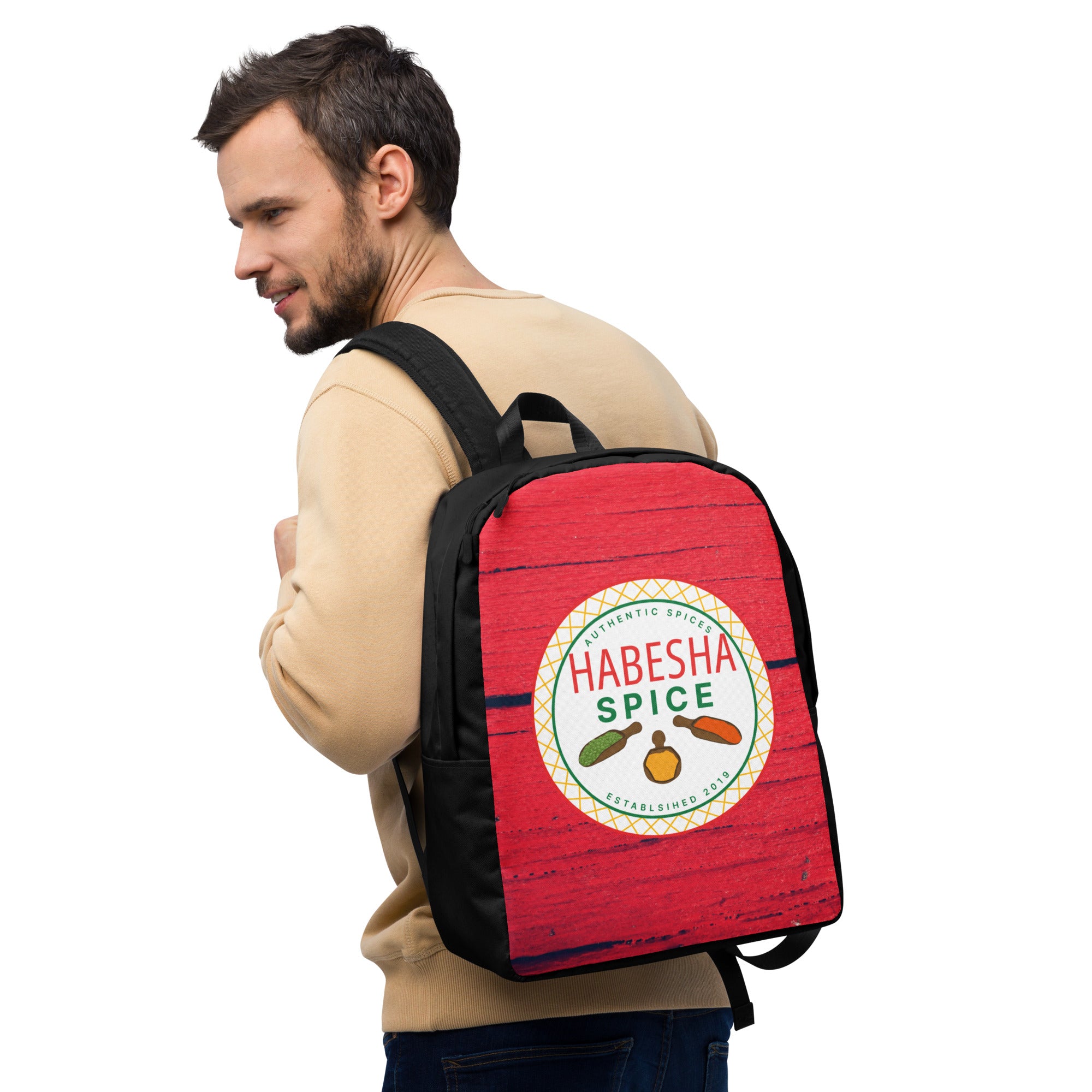 Habesha Spice Collection: Branded Minimalist Backpack