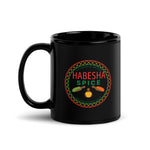 Habesha Spice Collection: Branded Black Glossy Mug