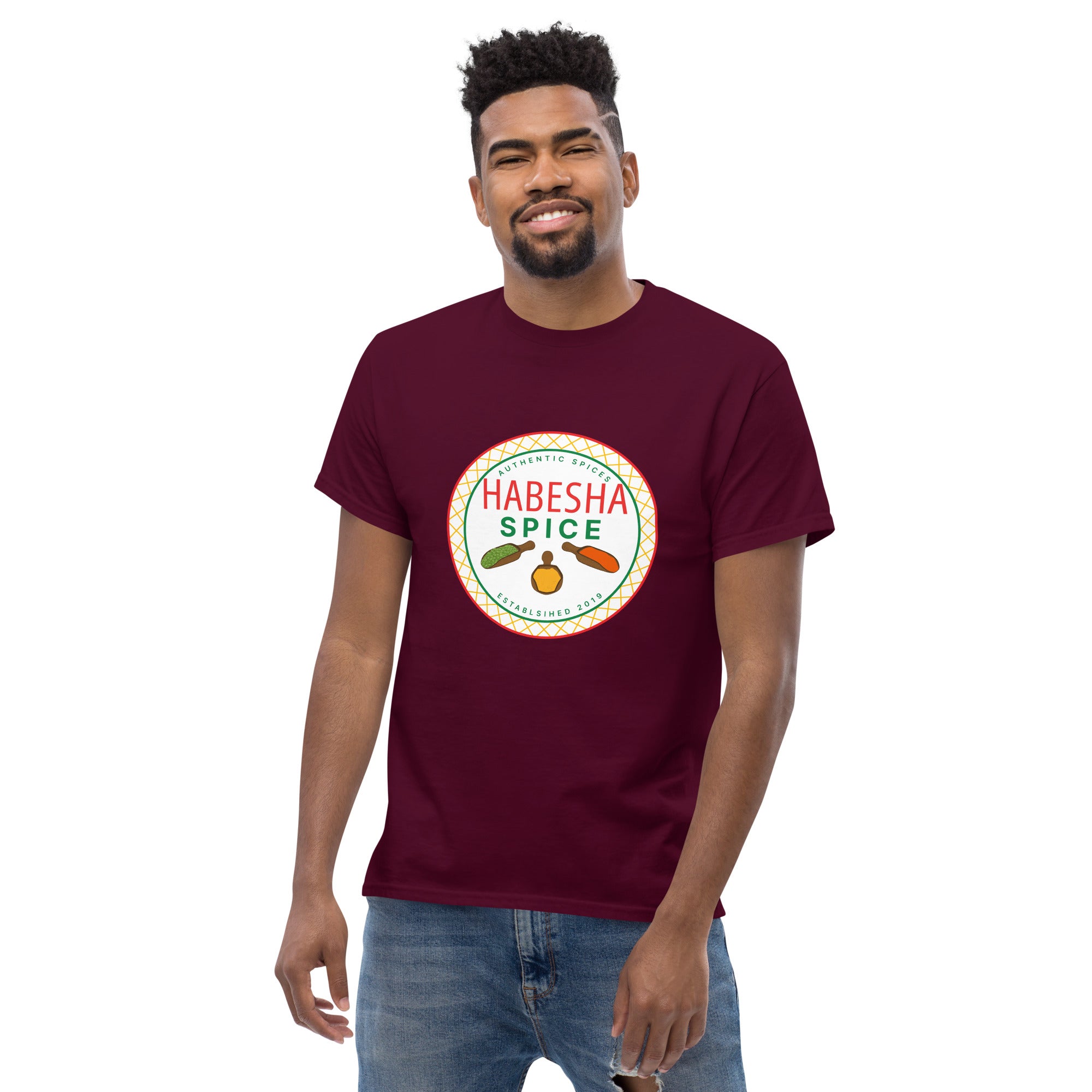 Habesha Spice Collection: Best Value, Men's Classic Gildan-Brand Short-Sleeve T-Shirt