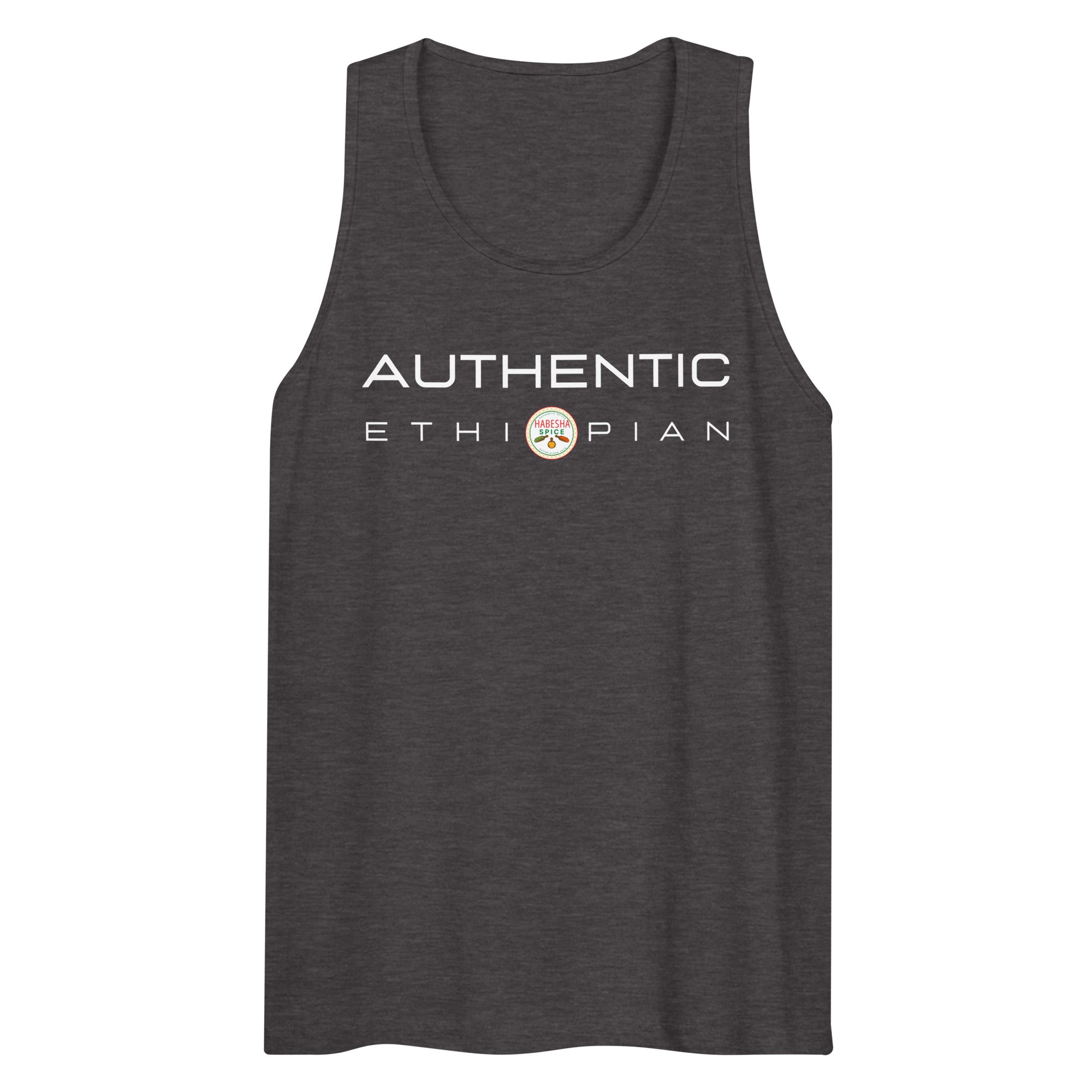 Habesha Spice Collection *Authentic Ethiopian* Design; Men’s Premium Tank Top