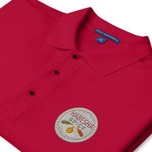 Habesha Spice Collection: Embroidered Logo, Men's Premium Polo