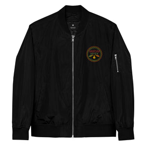 Habesha Spice Collection: Embroidered Logo, Unisex Premium Recycled Bomber Jacket