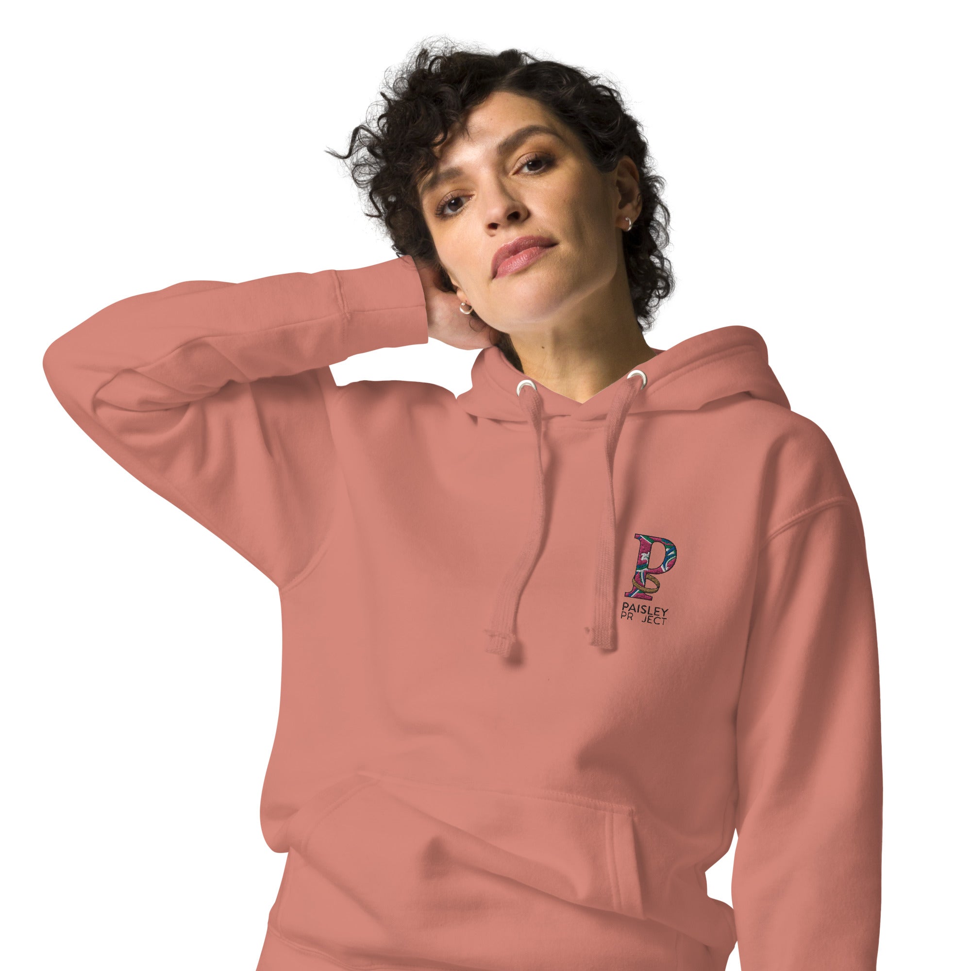 *Paisley Project* Embroidered Unisex Hoodie