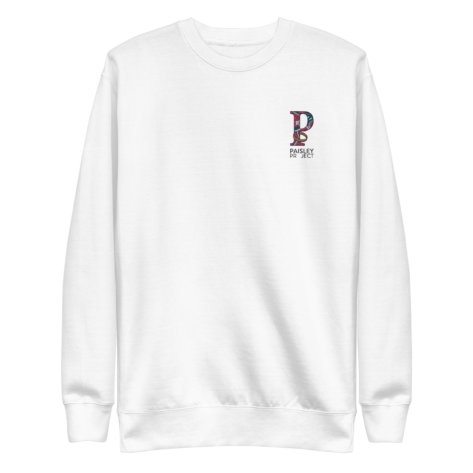 *Paisley Project* Embroidered Unisex Premium Sweatshirt