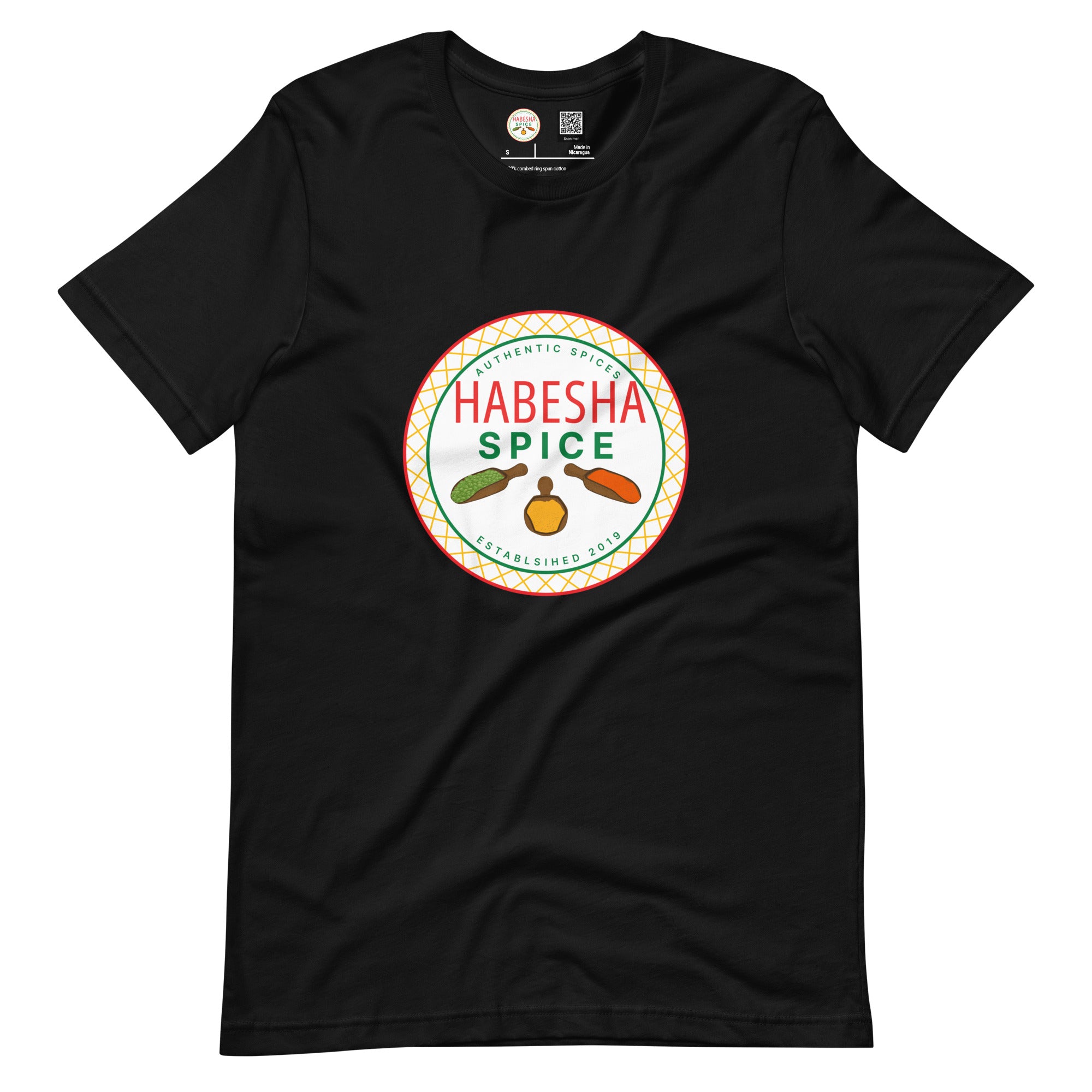 Habesha Spice Collection: Unisex Sizes, Soft Bella+Canvas Brand T-Shirt