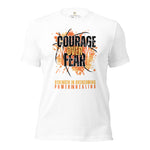 *Courage Over Fear* Design, Unisex Short Sleeve T-Shirt