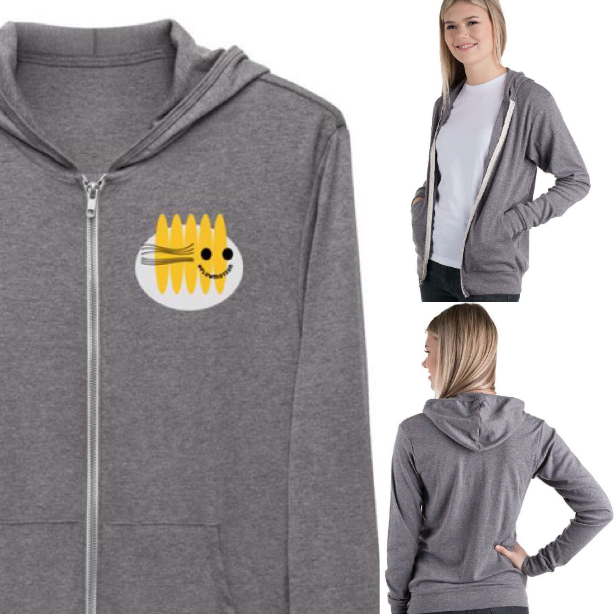 *FlowMotion* Design Unisex zip hoodie