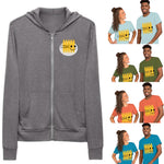*FlowMotion* Design Unisex zip hoodie