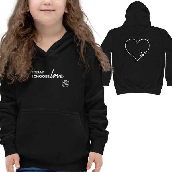 *Love* Design Kids Pullover Hoodie Ages 3-13
