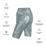 Green Splash Biker Shorts Ladies Sizes XS-6X