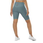 *Paisley Project Branded Collection* Teal Biker Shorts Ladies Sizes XS-3XL