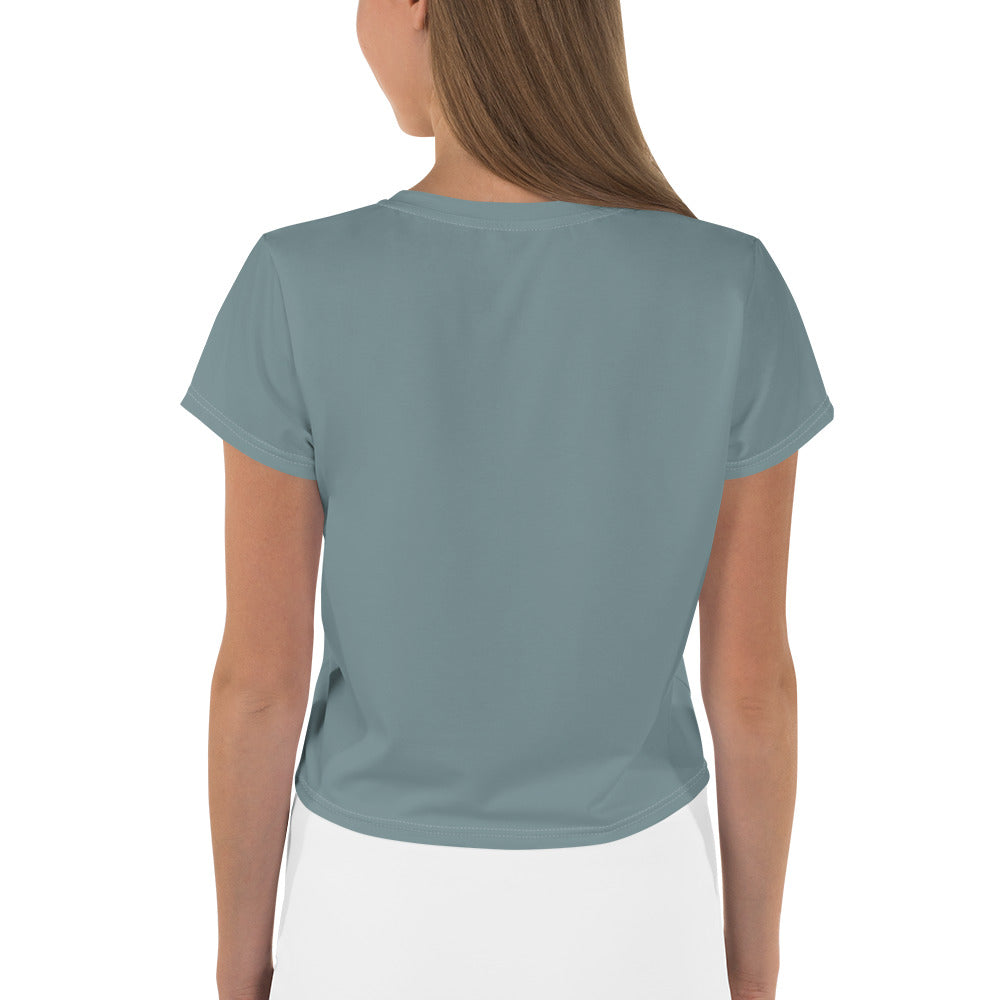 *Paisley Project Branded Collection* Teal Crop Ladies Sizes XS-3XL