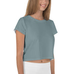 *Paisley Project Branded Collection* Teal Crop Ladies Sizes XS-3XL