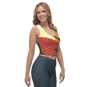 *Botanic Design* Ladies Sleeveless Crop Top