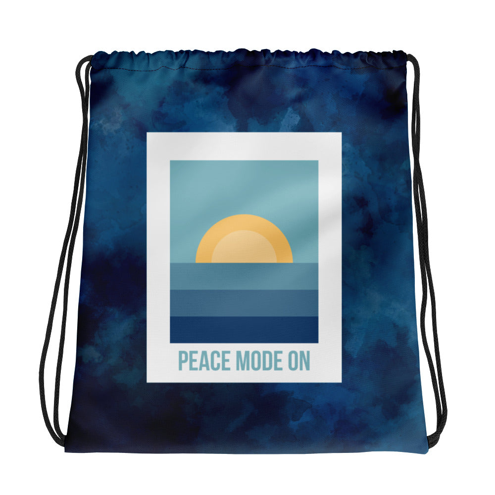 Drawstring bag *Peace Mode On* Design