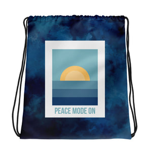 Drawstring bag *Peace Mode On* Design