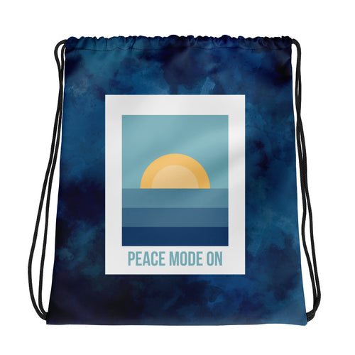 Drawstring bag *Peace Mode On* Design