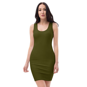 Ladies Fitted Dress *Karaka Green* Design