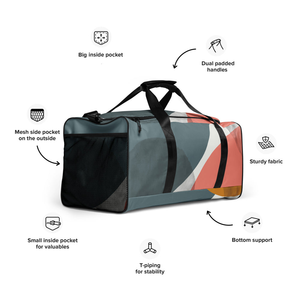 *Paisley Project Branded Collection* Abstract Design Duffle Bag