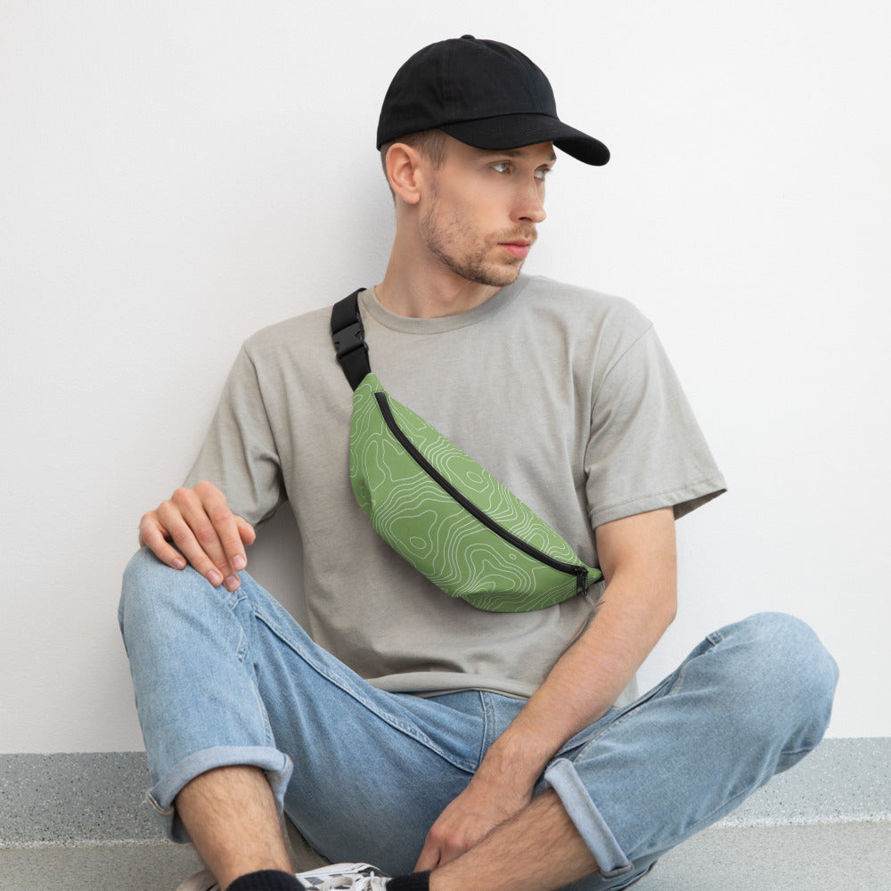 Fanny Pack *Green Swirl* Design