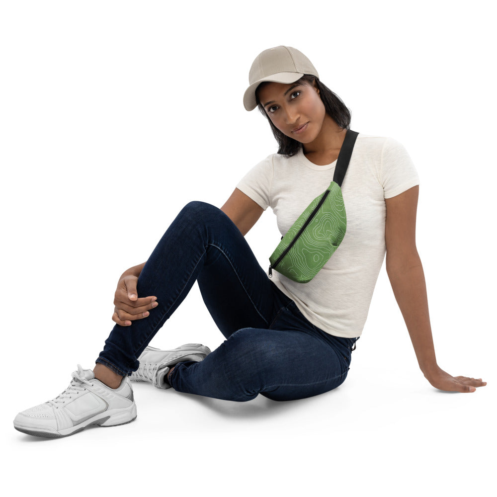 Fanny Pack *Green Swirl* Design