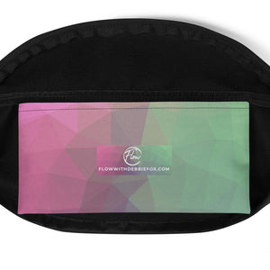 *Green Geo* Design Fanny Pack