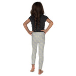 *Gray Brushstroke* Kid's Leggings