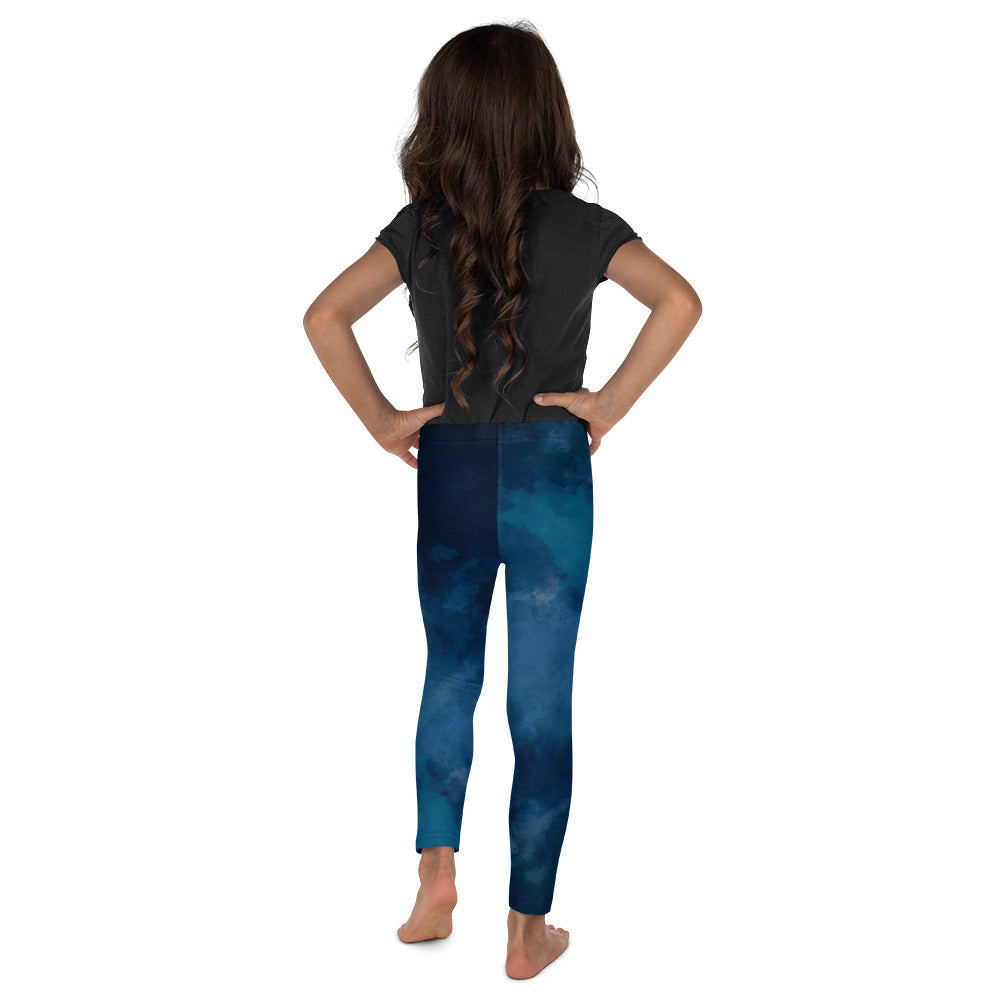 Kid's Leggings *Navy Marble* Design