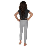 Grey & White Dotted Leggings Kid's Sizes 2T-7