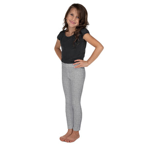 Grey & White Dotted Leggings Kid's Sizes 2T-7