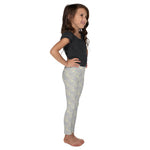 *Gray Brushstroke* Kid's Leggings
