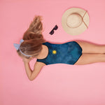 All-Over Print Kids Swimsuit *Peace Mode On* Design