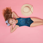 All-Over Print Kids Swimsuit *Peace Mode On* Design