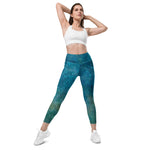 *Seabreeze* Design Leggings with Pockets, Ladies Sizes 2XS-6XL