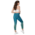 *Seabreeze* Design Leggings with Pockets, Ladies Sizes 2XS-6XL