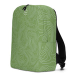 *Green Swirl* Minimalist Backpack