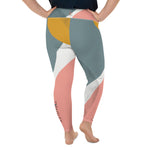 *Paisley Project Branded Collection* Abstract Design Leggings Ladies Plus Sizes 2XL-6XL