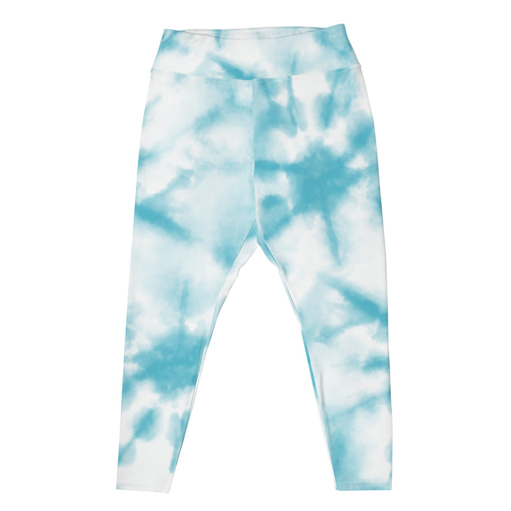 *Blue Cloud* Design Leggings Ladies Plus Sizes 2XL-6XL