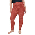 *Brick Burst* Design Yoga Leggings Plus Sizes 2XL-6XL
