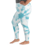*Blue Cloud* Design Leggings Ladies Plus Sizes 2XL-6XL