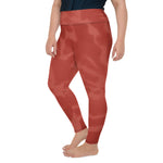 *Brick Burst* Design Yoga Leggings Plus Sizes 2XL-6XL