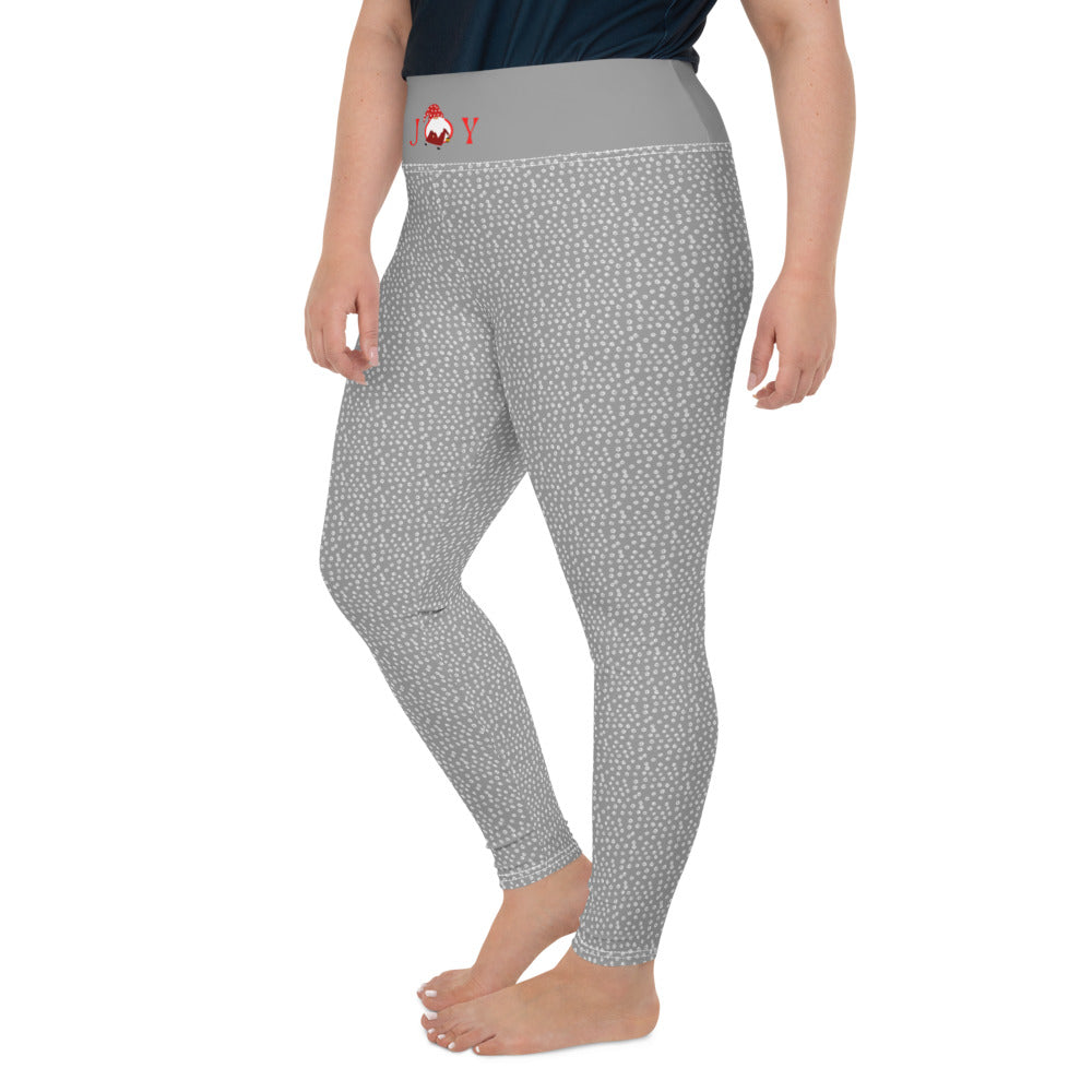 *Joy* Grey Ladies Plus Size Leggings