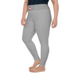 *Joy* Grey Ladies Plus Size Leggings
