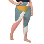 *Paisley Project Branded Collection* Abstract Design Leggings Ladies Plus Sizes 2XL-6XL