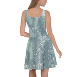 Ladies Flowy Dress *Green Splash* Design